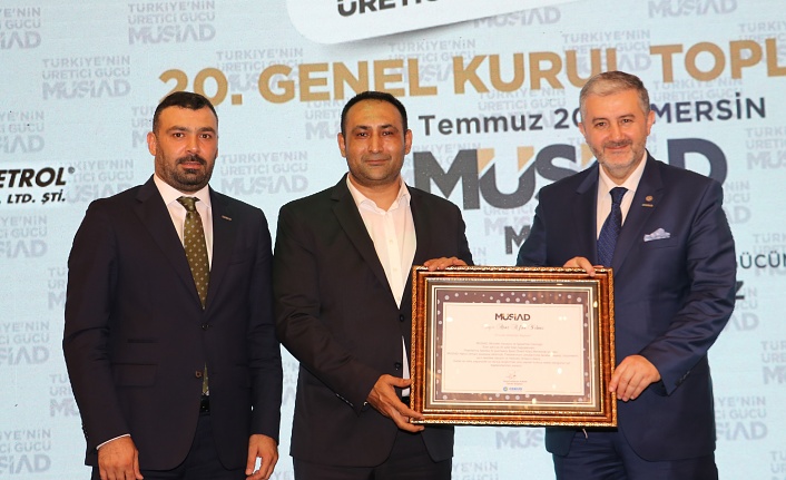 MÜSİAD'tan Başkan Yılmaz'a fidan sertifikası