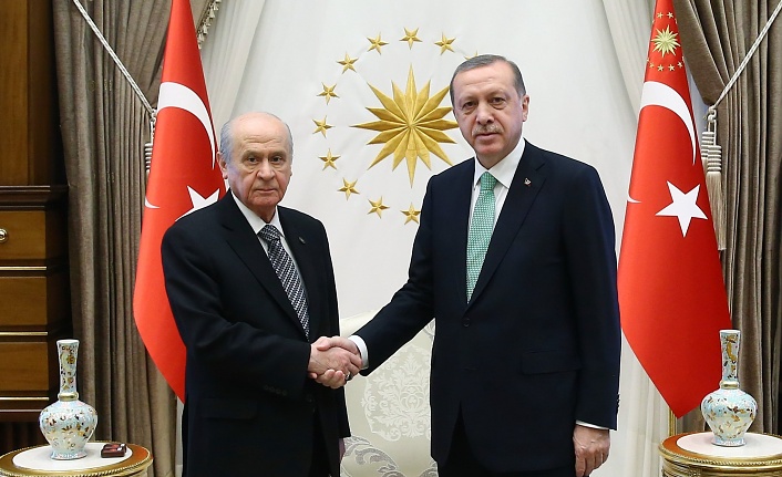 Cumhurbaşkanı Erdoğan’dan MHP lideri Bahçeli’ye ziyaret