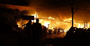 Mersin'de Korkutan Yangın!