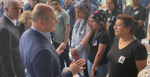 Bakan Soylu, Mersin şehidi polis Sedat Gezer için düzenlenen törende konuştu