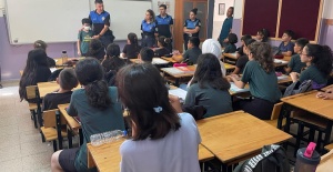 Mersin'de öğrenciler genel asayiş konularında bilgilendirildi