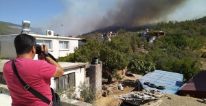Mersin'deki orman yangını sürüyor: 30 ev tedbiren boşaltıldı