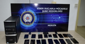 Mersin merkezli siber dolandırıcılık operasyonunda 22 gözaltı